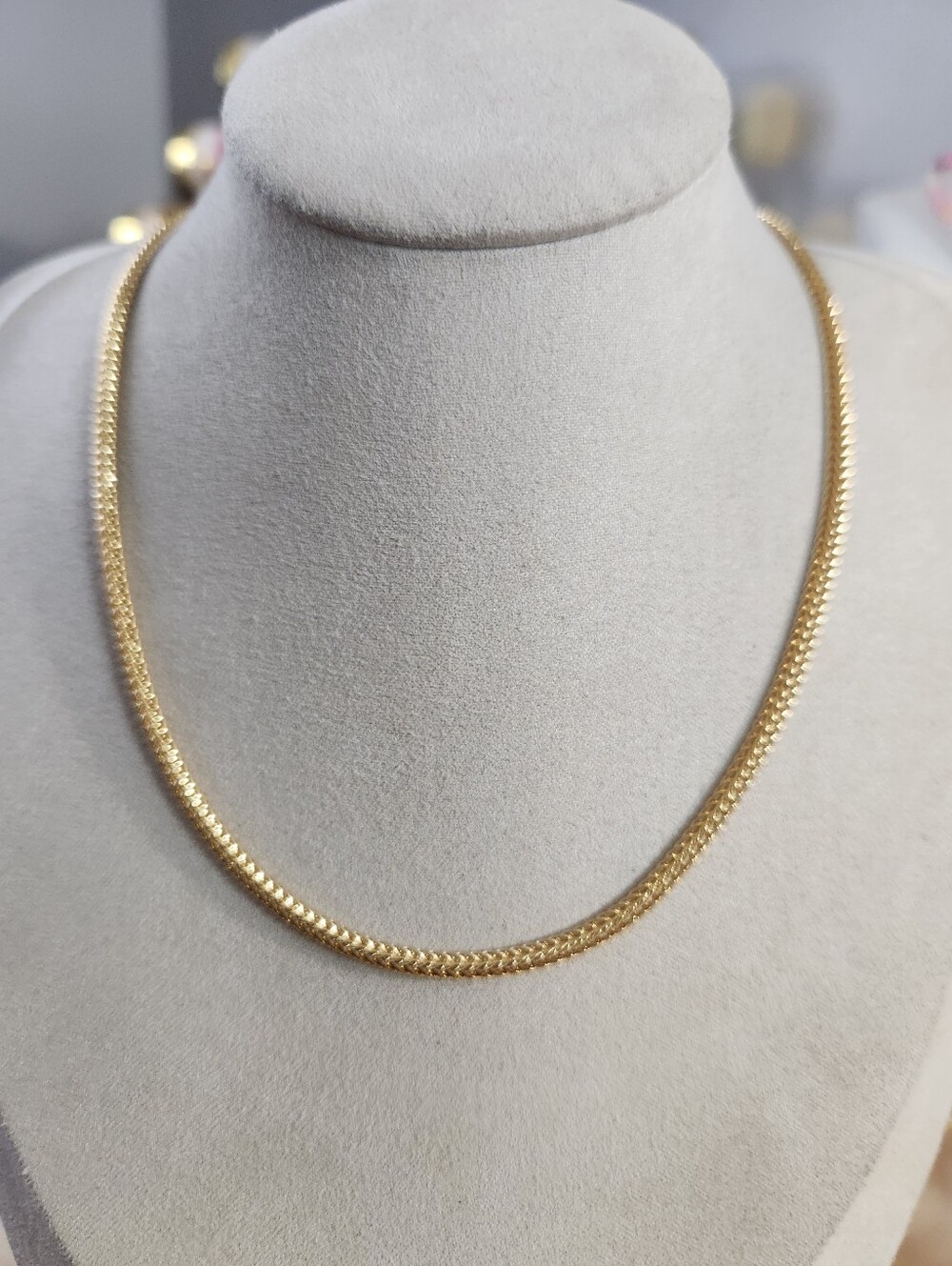 18k Gold Plated Byzantine Chain
